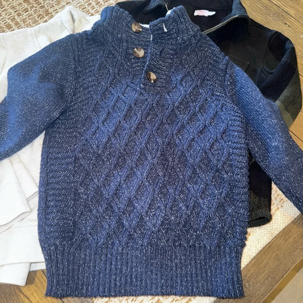Old Navy Cat & Jack Wonder Nation Boys’ Cold Weather Sweaters Size 4/5